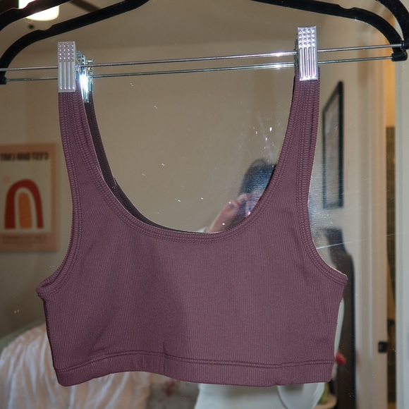 Aritzia Golden Set – Rich Mocha Brown (Tee + Bra + Shorts) | S/M/6 - Picture 3 of 7